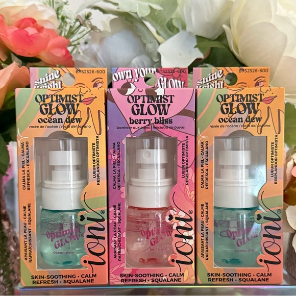 IONI Other - 🆕🪷 IONI LIMITED EDITION “BERRY BLISS” & “OCEAN DEW” 3-PIECE FACIAL MIST SET. NEW
